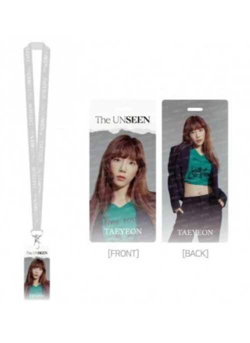 TAEYEON “The UNSEEN” Merch – Lanyard Hard Photo Set