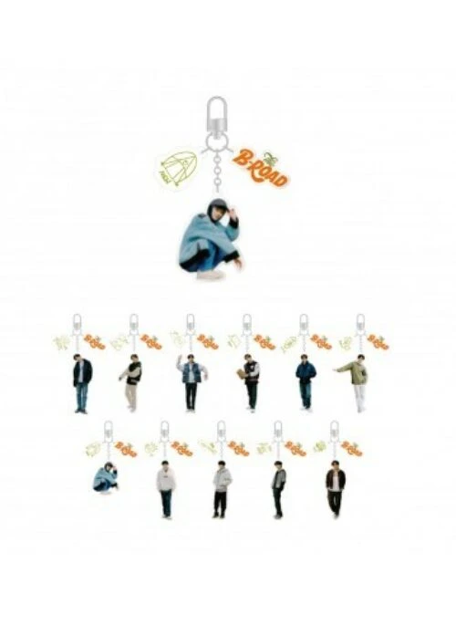THE BOYZ “THE B-ROAD” Merch – Acrylic Keyring