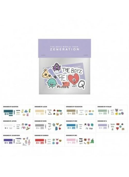 THE BOYZ “ZENERATION” Merch – Light Stick Deco Sticker Pack