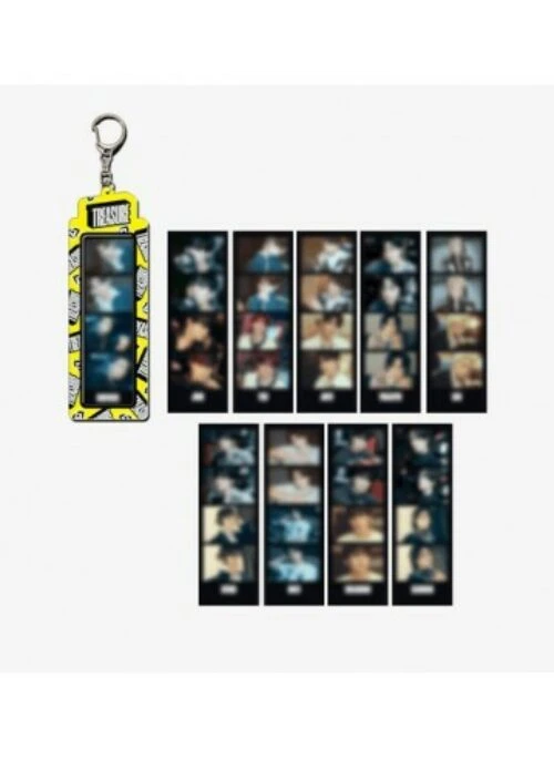 TREASURE “3rdmagazine” Merch – 4Cut Photo PVC Keyring