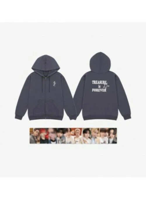 TREASURE “BFF” Merch – Zip-Up Hoodie | Type 1
