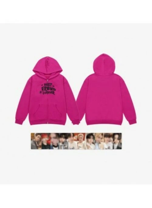 TREASURE “BFF” Merch – Zip-Up Hoodie | Type 2