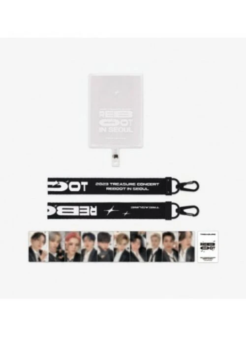 TREASURE “Concert REBOOT” Merch – Photo Phone Tab + Strap Set Merchs