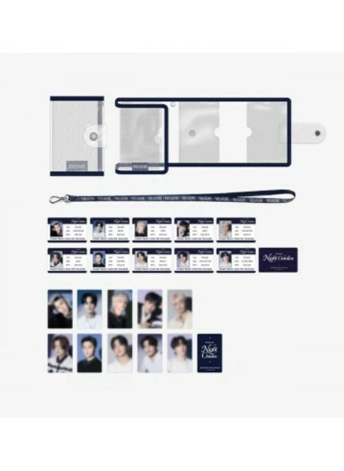 TREASURE “Nightgarden” Merch – PVC Card Wallet