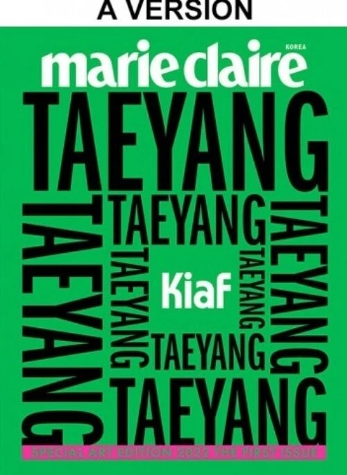 Taeyang – Marie Claire Magazine KIAF Edition 2022 Cover Type A