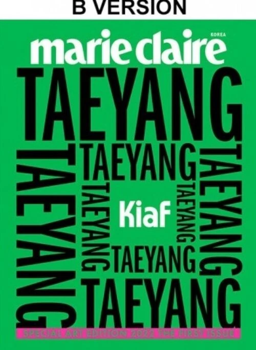 Taeyang – Marie Claire Magazine KIAF Edition 2022 Cover Type B