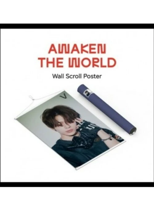 WayV “Awaken The World” Merch – Wall Scroll Poster