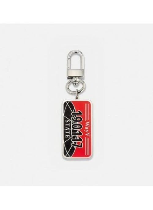 WayV Number Plate Keyring