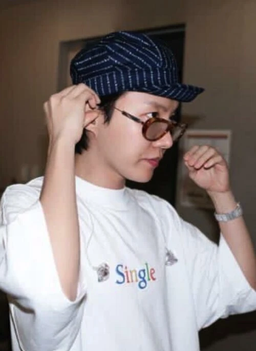 White 'SINGLE' Printed T-Shirt | J-Hope - BTS