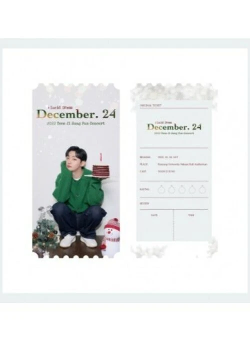 YOON JISUNG “December. 24 : Lucid Dream” Merch – Original Ticket Set