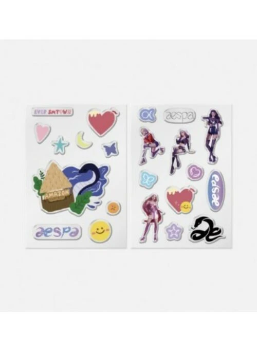 aespa “EVER SMTOWN” Merch – Epoxy Sticker