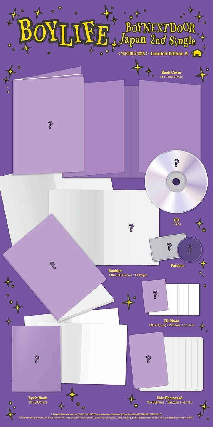 BOYNEXTDOOR Japan 2nd Single Album - BOYLIFE | Set version