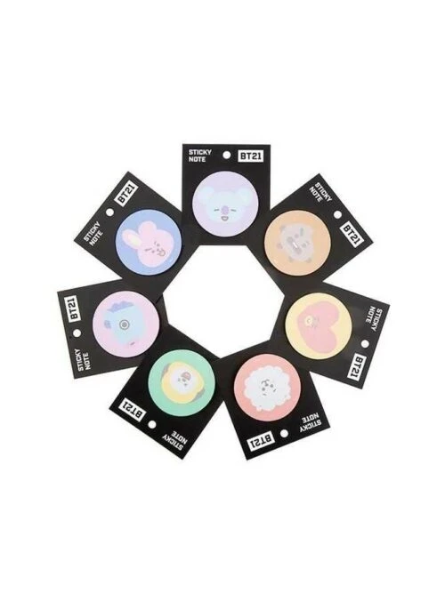 BT21 x Monopoly Collaboration – Sticky Note – Circle Type