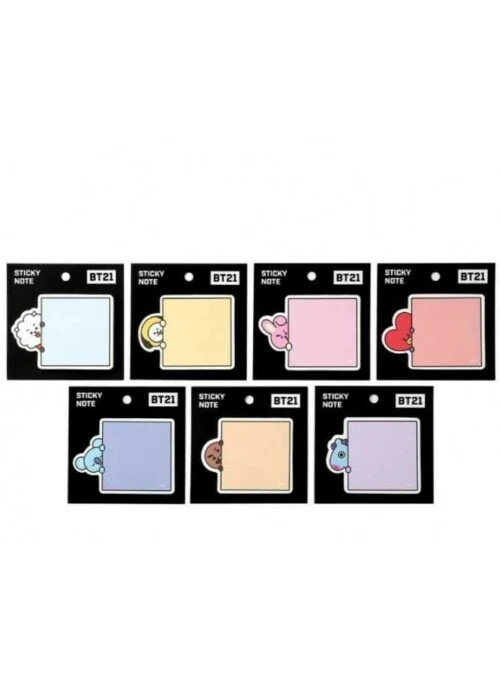 BT21 x Monopoly Collaboration – Sticky Note – Square Type