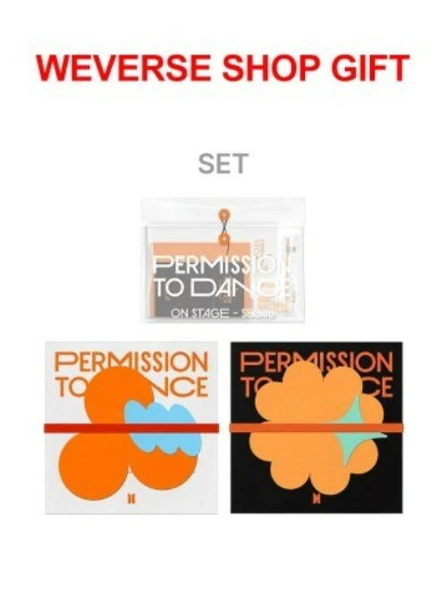 BTS PERMISSION TO DANCE ON STAGE Live + Digital Code | Set version, Weverse Shop Gift