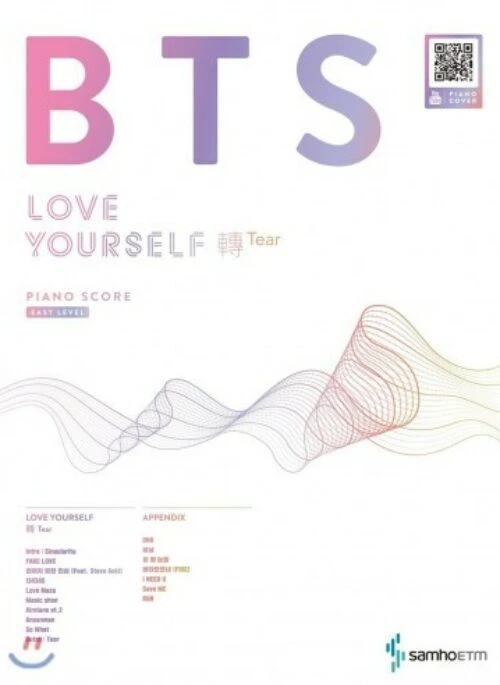BTS Piano Score – Love Yourself 轉 Tear Easy Level