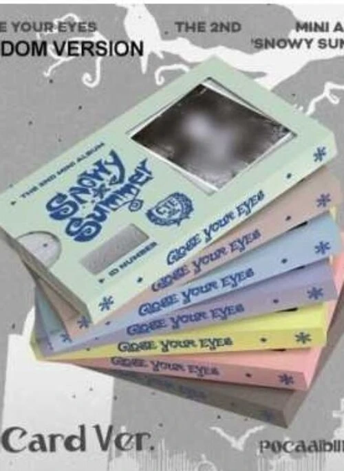 CLOSE YOUR EYES 2nd Mini Album – Snowy Summer | ID Card, Random version