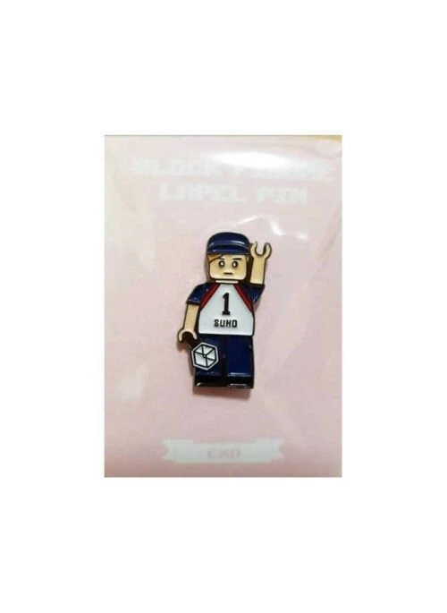 EXO Merch – DIY Block Figure Lapel Pin : SUHO