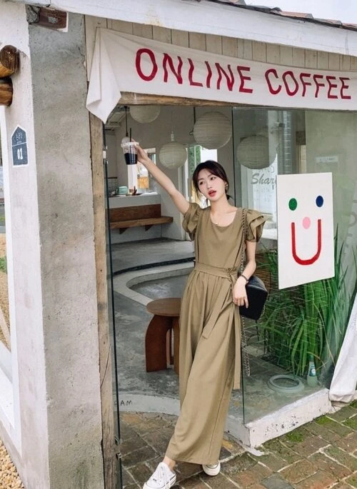 Elegant High Waist Wide Leg Jumpsuit