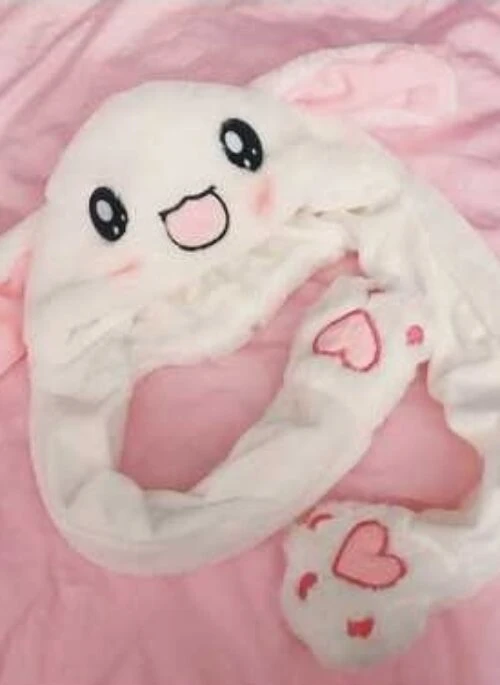 Rabbit Hat With Moving Ears Merch