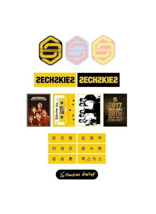 SECHSKIES 20th Anniversary Concert Merch – IRON ON PATCHES & TRANSFERS
