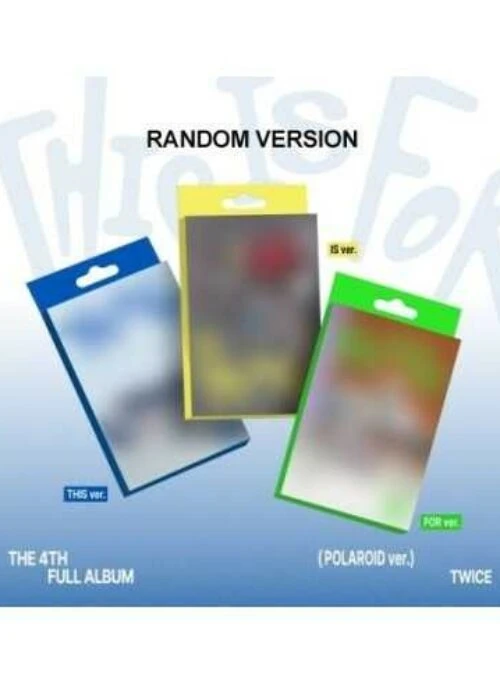 TWICE 4th Album – THIS IS FOR | Polaroid, Random version