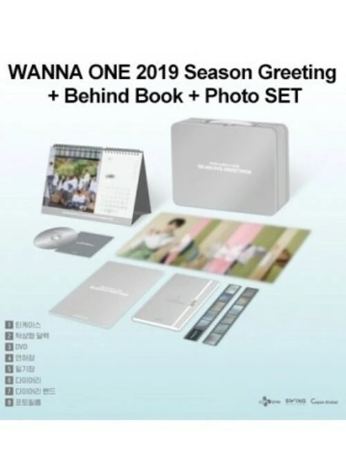 WANNA ONE 2019 Season’s Greetings Merch – Behind Book