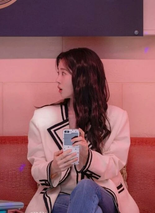 White Contrast Linings Blazer Jacket | Pyo Nam Kyung - Resident Playbook