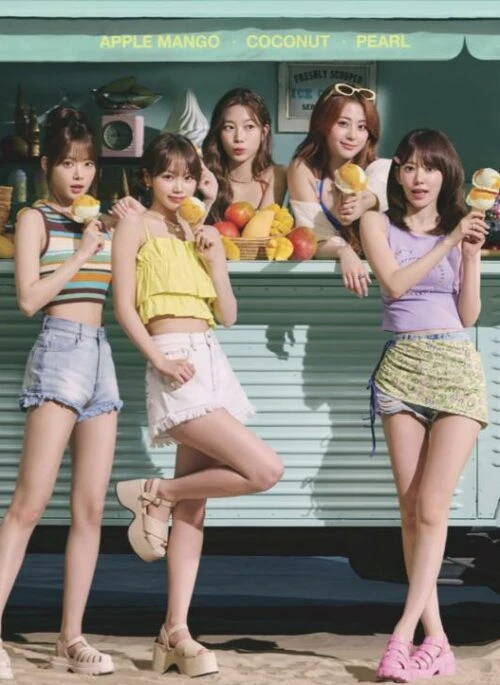 Yellow Ruffle Sling Crop Top | Chaewon – Le Sserafim