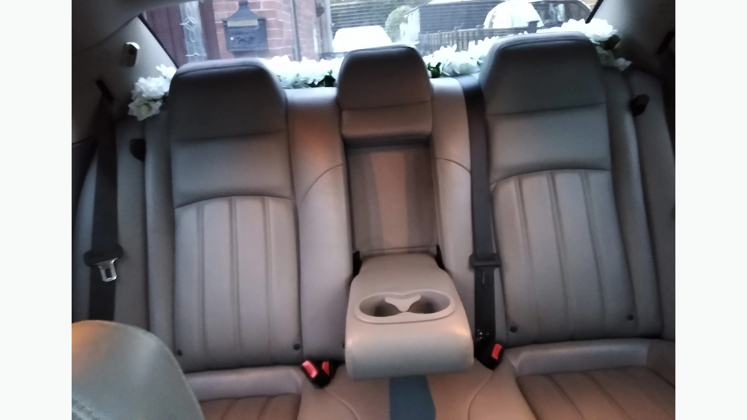 Rear seats inside Chrysler 300c saloon