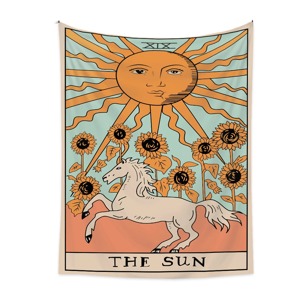 Tarot Card The Sun Tapestry The Other Aesthetic