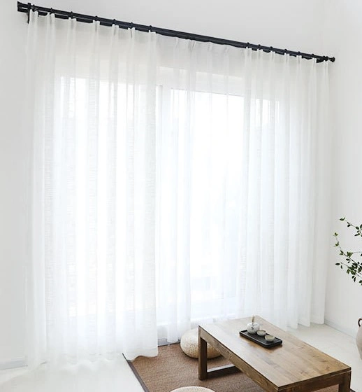 White Sheer Curtain