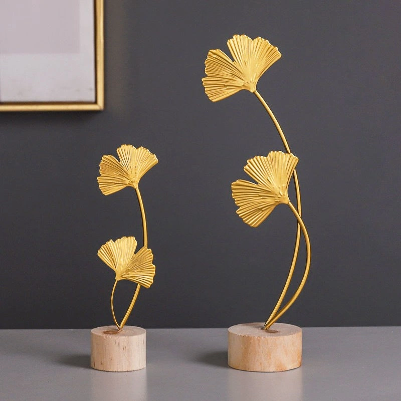 Gold Ginkgo Leaf Decor