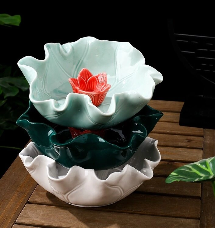 Ceramic Lotus Ashtray