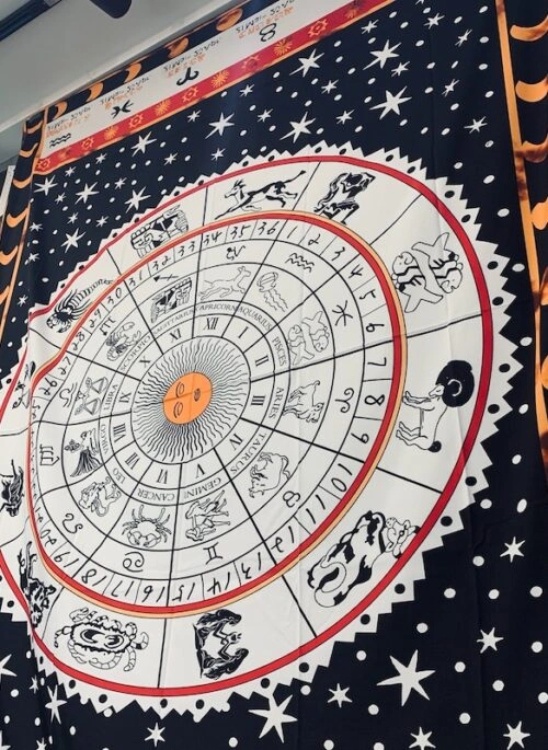 Zodiac Wheel Tapestry