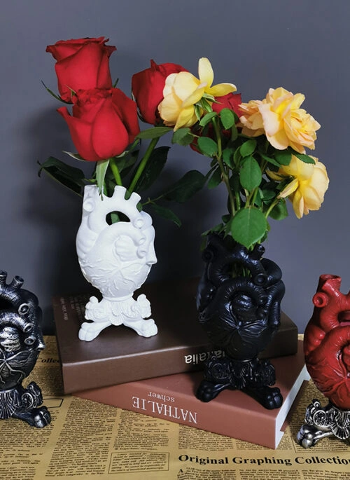 Anatomical Heart Resin Vases