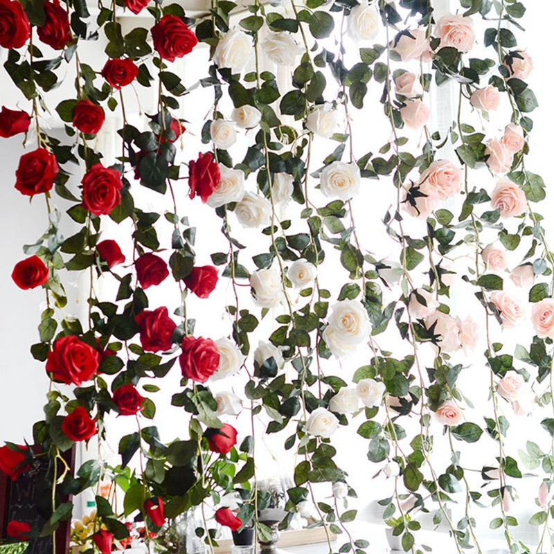 Artificial Hanging Rose Garland