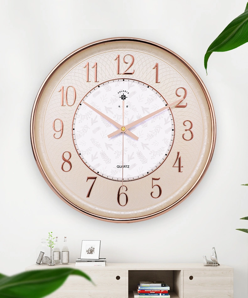 Rose Gold Vintage Round Clock