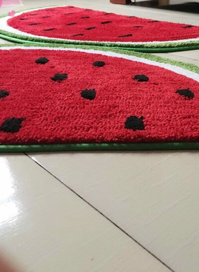 Watermelon Slice Area Rug