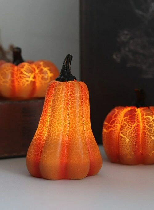 Resin Pumpkin Lamp