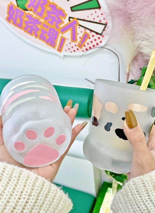 Cat Paw Drinking Glass