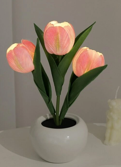 Lighted Tulip Flower