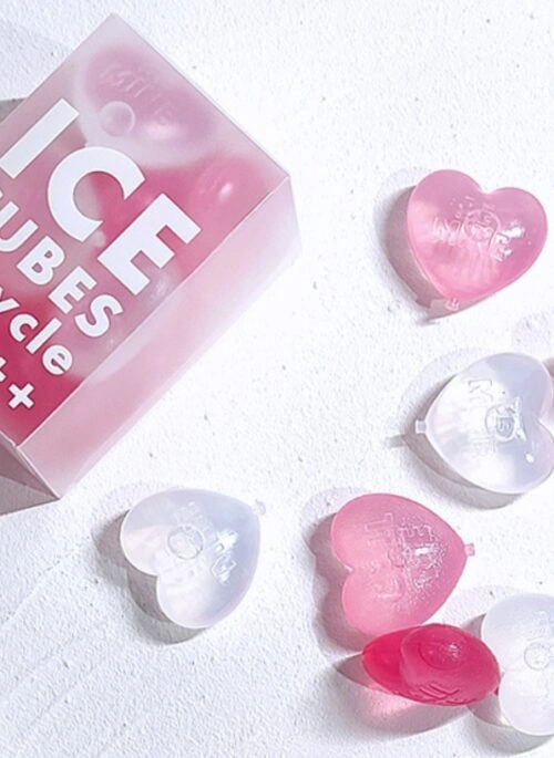 Reusable Heart-Shaped Plastic Ice