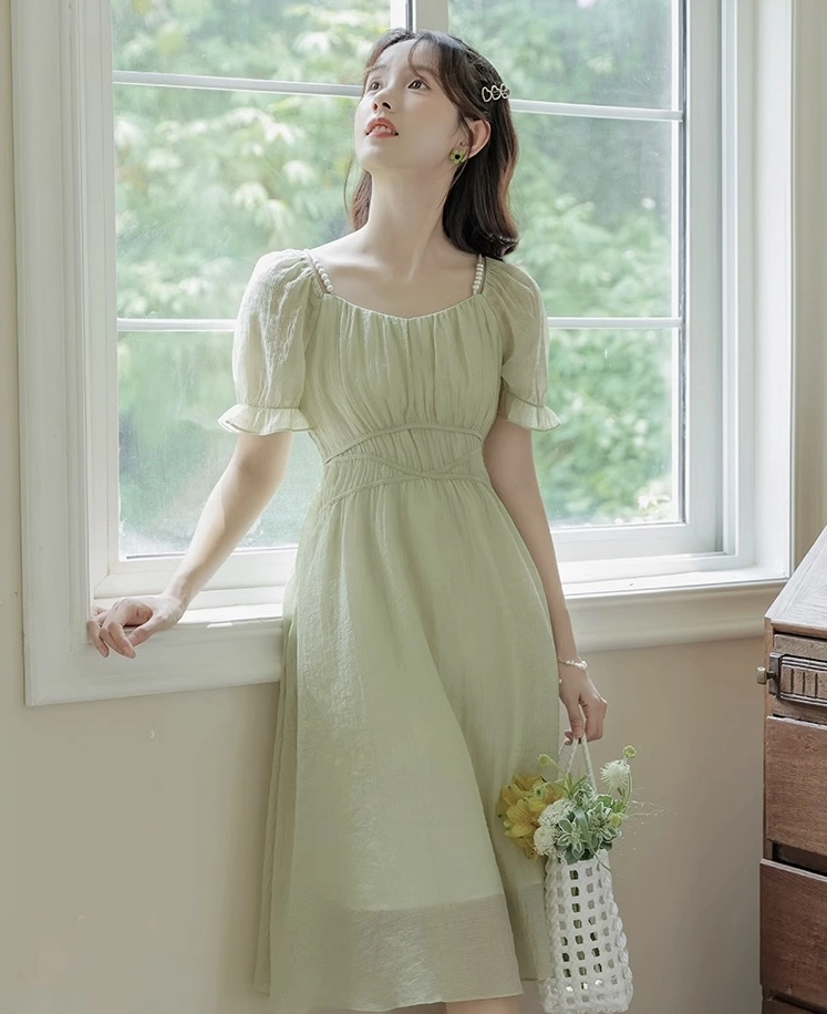 Light green summer dress best sale