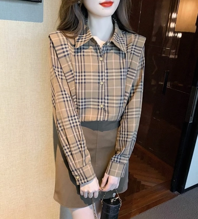 Khaki Plaid Shirt