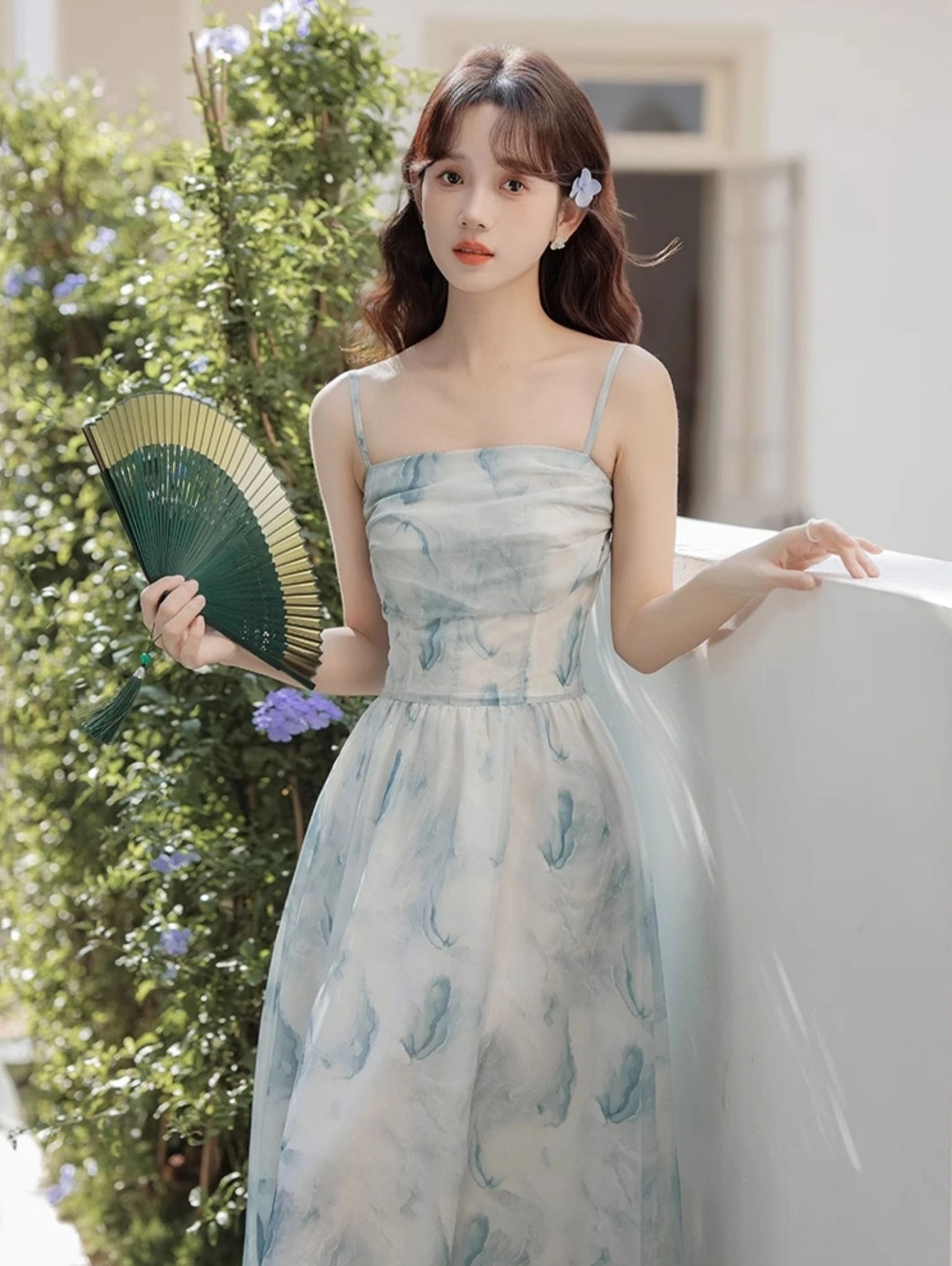 【Since Then】Floral Suspender Holiday Asymmetry Dress Amazon.com: XIEHC Midi Dresses for Women, Floral Suspenders