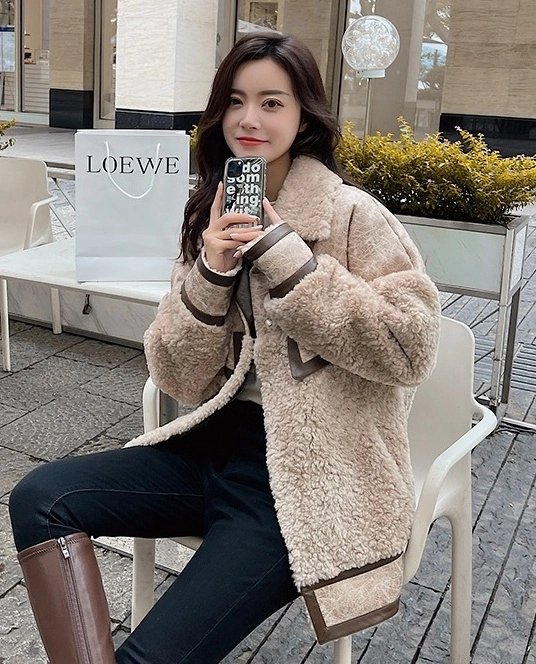 Fur Coat With Collar