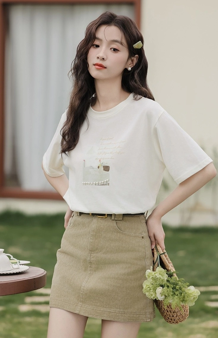 Green Pocket Mini Skirt