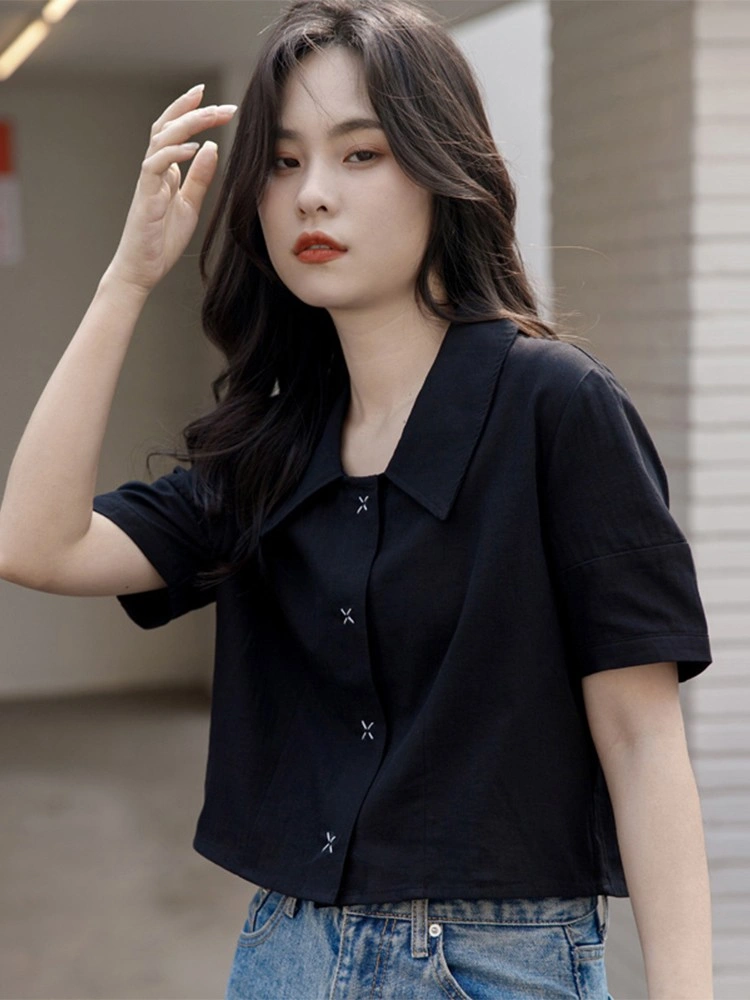 Short Sleeve Shirt With Buttons