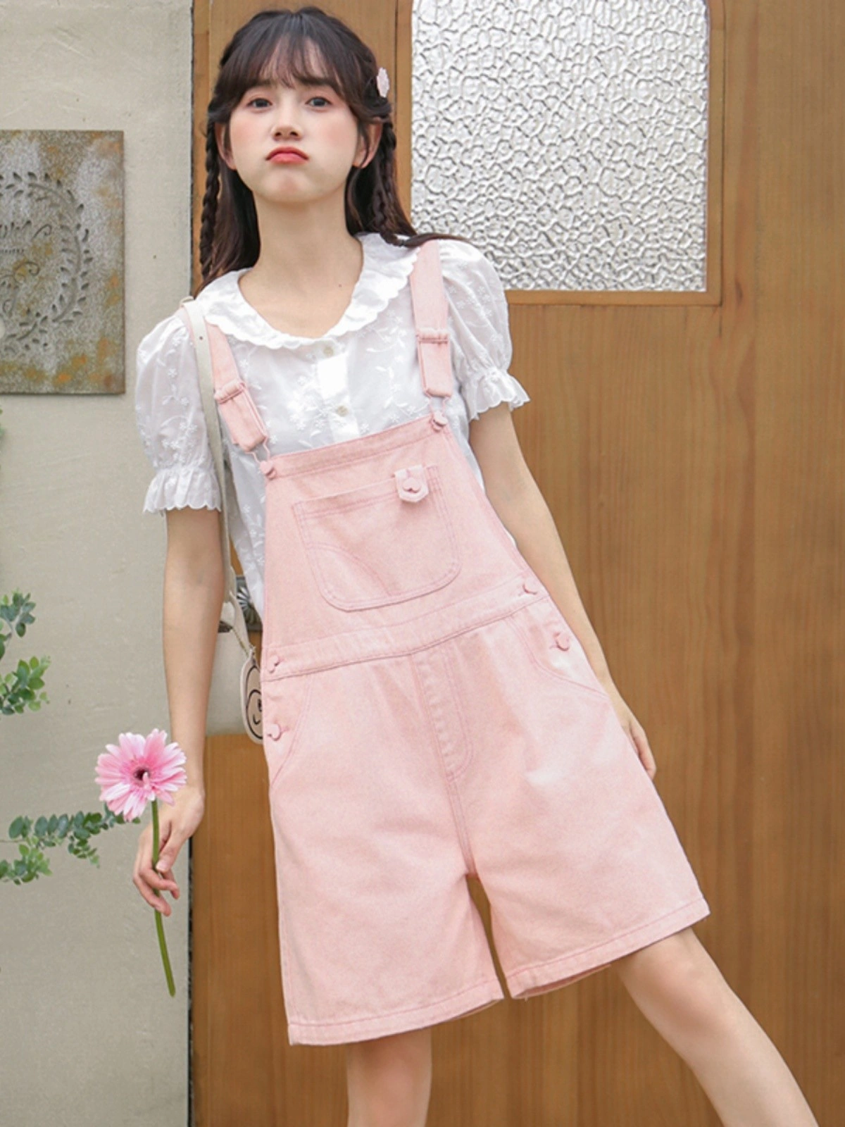 Pink Overall Jumper